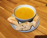 A picture of step 5 of Sweet potato and red chilli soup 🍠🌶.