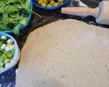 Teljes kiőrlésű zabpizza alaprecept recept fázis 4 fotója