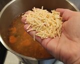 Zöldséges sárgaborsó leves recept fázis 4 fotója