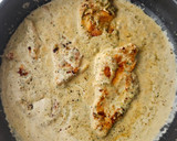 A picture of step 9 of Creamy garlic chicken.