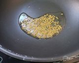 A picture of step 1 of Jeera aloo.
