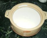 A picture of step 2 of Curd in winter season.