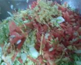 A picture of step 2 of Veg momos.