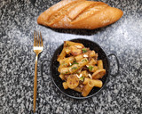 Foto del paso 9 de la receta: Macarrones con butifarra de huevo y boletus
