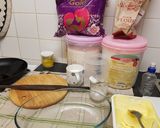 A picture of step 1 of Chapati type 2.