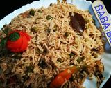 A picture of step 12 of (Camel Stock) Matar Pulao😋😋😋.