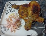 A picture of step 4 of Tandoori tawa chicken.