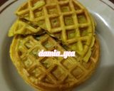 Gambar langkah 4 resipi Waffle Ketagih.