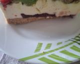Foto del passaggio 6 della ricetta Cheesecake Lamponi e Pistacchio