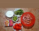A picture of step 1 of Chicken karahi.