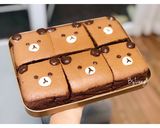 Hình bước làm 2 của món 🥧Castella cacao nhân phomai socola