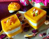 A picture of step 5 of Mango Pudding Dessert Cup.