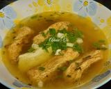 Hình bước làm 3 của món Miến gói nấu chả cá