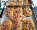 Foto langkah ke 5 dari resep Pizza Mini Simpel Super Empuk Ala Tintin Rayner.