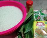 Foto langkah ke 2 dari resep 876. Ketan Kuning (Bumbu Racik) Toping Serundeng pedas.