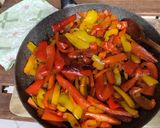 A picture of step 2 of Summer Vegetable Bruschetta.