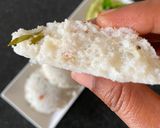 A picture of step 4 of Sabudana Idly  /Sago Idly.