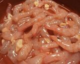 Foto del paso 7 de la receta Gambas al ajillo con aceite dargan y ajos rojos morunos