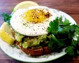 A picture of step 6 of Mike's Southwestern Avocado Whole Grain Breakfast Toast.