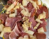 Foto del paso 2 de la receta: Fideos de zucchini con jamón serrano y queso ibérico