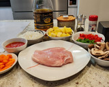 Foto del paso 1 de la receta: Guiso de patatas, pollo y verduras
