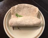 A picture of step 6 of Chicken wrap with wasabi mayo.