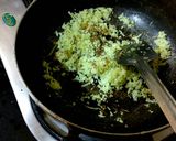 A picture of step 3 of Cauliflower Chole Poori.