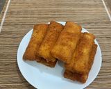 Foto langkah ke 3 dari resep Roti goreng smoked beef, sausage & mayo.