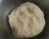 A picture of step 4 of Puri, Aloo Posto, and Halwa.
