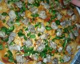 A picture of step 8 of Chicken pizza with crazy dough.