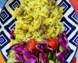 صورة لخطوة 3 من وصفة رز بالحمص واللحم