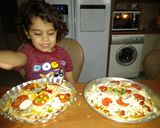 عکس مرحله 2 از دستور پیتزا مرغ و سبزیجات