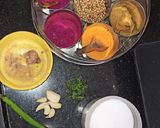 A picture of step 3 of Kaddu lobia ki sabzi.