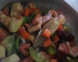 A picture of step 4 of Minestrone Soup From Homemade Vegetable Stock.