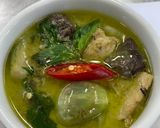 รูปขั้นตอนการทำที่ 5 ของ แกงเขียวหวานไก่ พร้อมสูตรพริกแกงเขียวหวาน