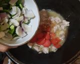 A picture of step 3 of Chicken Shashlik with Vegetable Fried Rice.