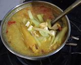 Foto langkah ke 4 dari resep Sayur santan labu siam udang.