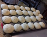 Foto del paso 4 de la receta: Pan de pebetes, viena y tortuga