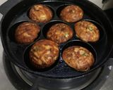 A picture of step 3 of Moong dal appam.