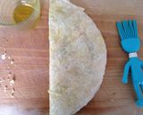 A picture of step 3 of Super-quick Basil and Parma Ham Quesadillas.