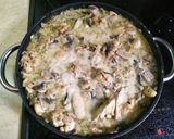 Foto del passaggio 14 della ricetta Pollo “alla crème” con funghi Portobello
