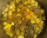 A picture of step 1 of Spring Onion Dal.