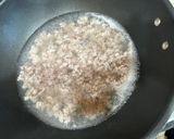 A picture of step 2 of Shrimp with Black Bean Sauce.