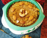 A picture of step 6 of Chakkara pongal 😋😋.