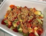 Une image de l'étape 12 de Minis chorizos grillés aux tomates et courgette ronde.