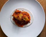 Foto del paso 8 de la receta: Tortita de "cochinita pibil" de pollo