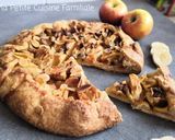 Une image de l'étape 4 de Tarte rustique aux pommes, banane et caramel.