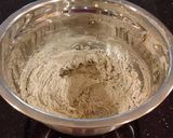A picture of step 2 of Coffee Shortbread Cookies with Toffee Chips.