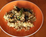 Foto del paso 8 de la receta Arroz con pollo y jamón curado con setas y tomate secos