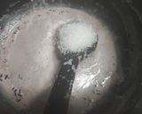 A picture of step 4 of Black rice payasam(kheer).